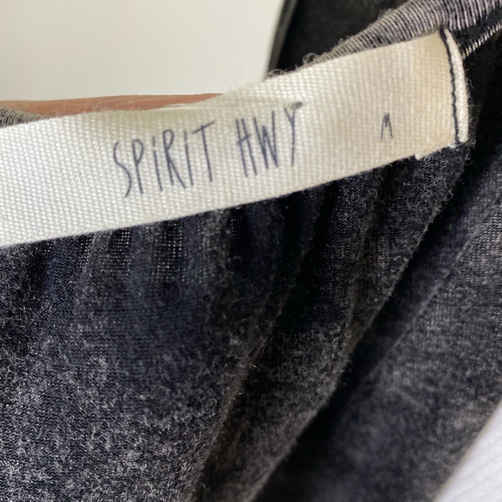 SPIRIT HWY BOHME whitewash ruffled open vest M - Picture 4 of 8
